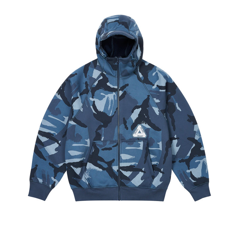 Palace Thermal Bonded Cap Hood Blue Dpm