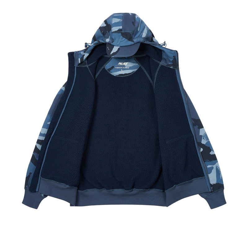 Palace Thermal Bonded Cap Hood Blue Dpm
