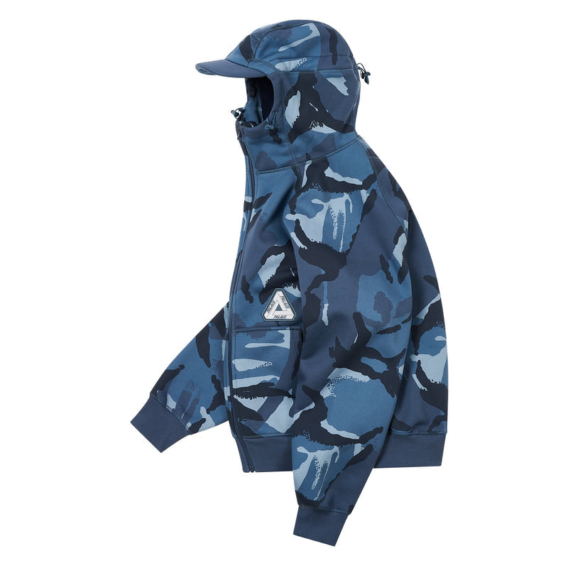 Palace Thermal Bonded Cap Hood Blue Dpm