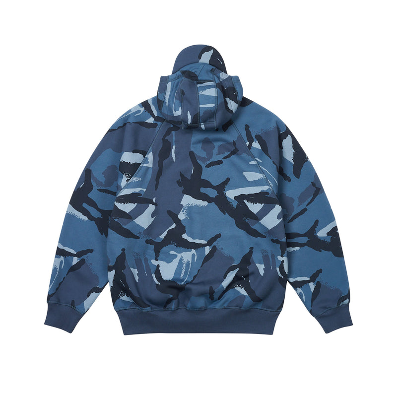 Palace Thermal Bonded Cap Hood Blue Dpm