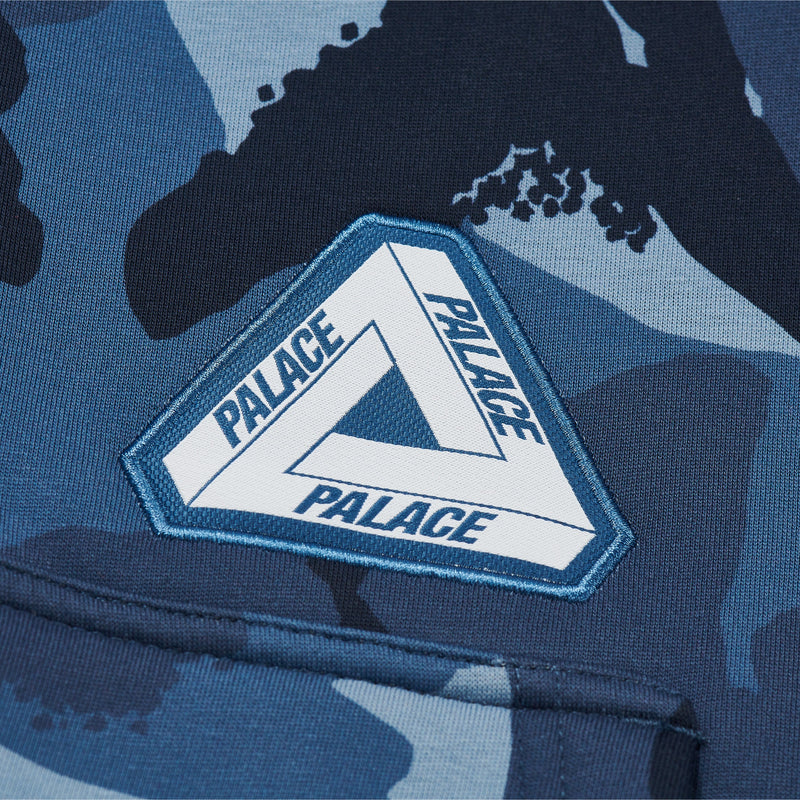 Palace Thermal Bonded Cap Hood Blue Dpm