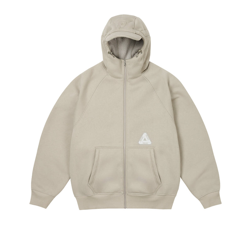Palace Thermal Bonded Cap Hood Concrete Grey