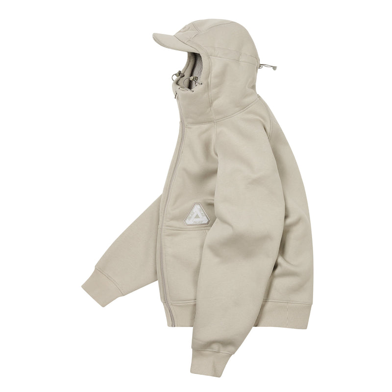 Palace Thermal Bonded Cap Hood Concrete Grey