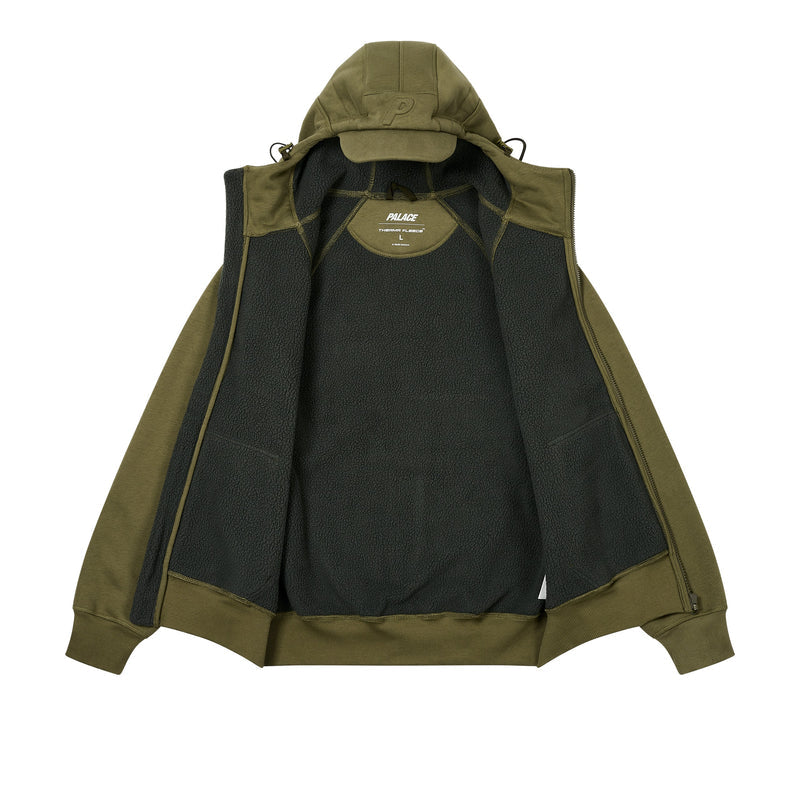 Palace Thermal Bonded Cap Hood Olive