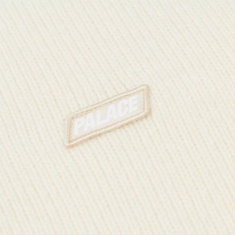 Palace Trial 1/4 Zip Knit Soft White