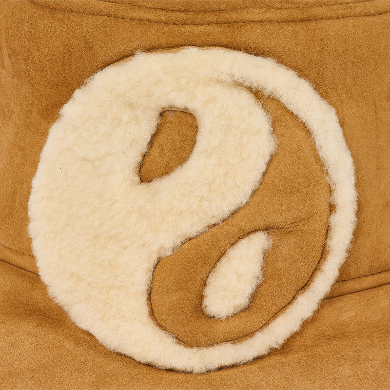 Palace UGG Shearling Bucket Hat Chestnut