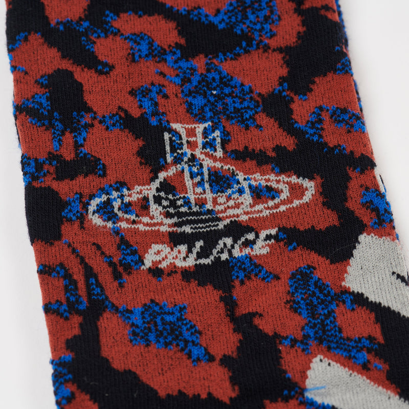 Palace Vivienne Westwood Socks Pink Leopard