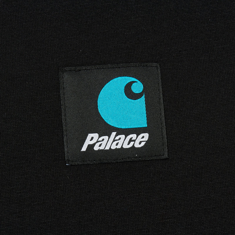 Palace x Carhartt WIP Carlux 1/2 Zip Sweatshirt Black