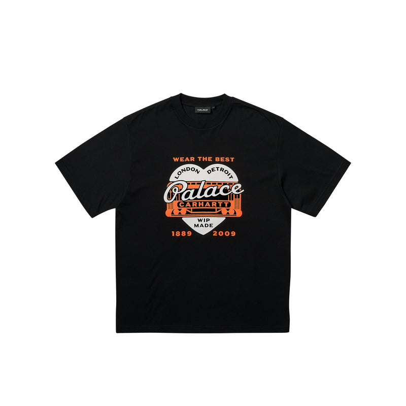 Palace x Carhartt WIP Heart T-shirt Black