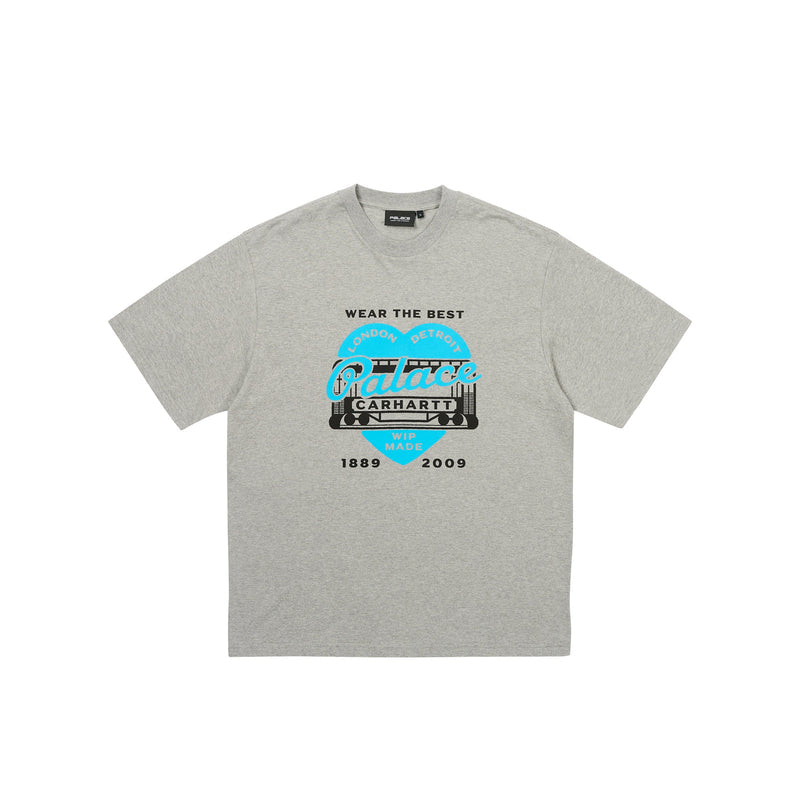 Palace x Carhartt WIP Heart T-shirt Heather Grey