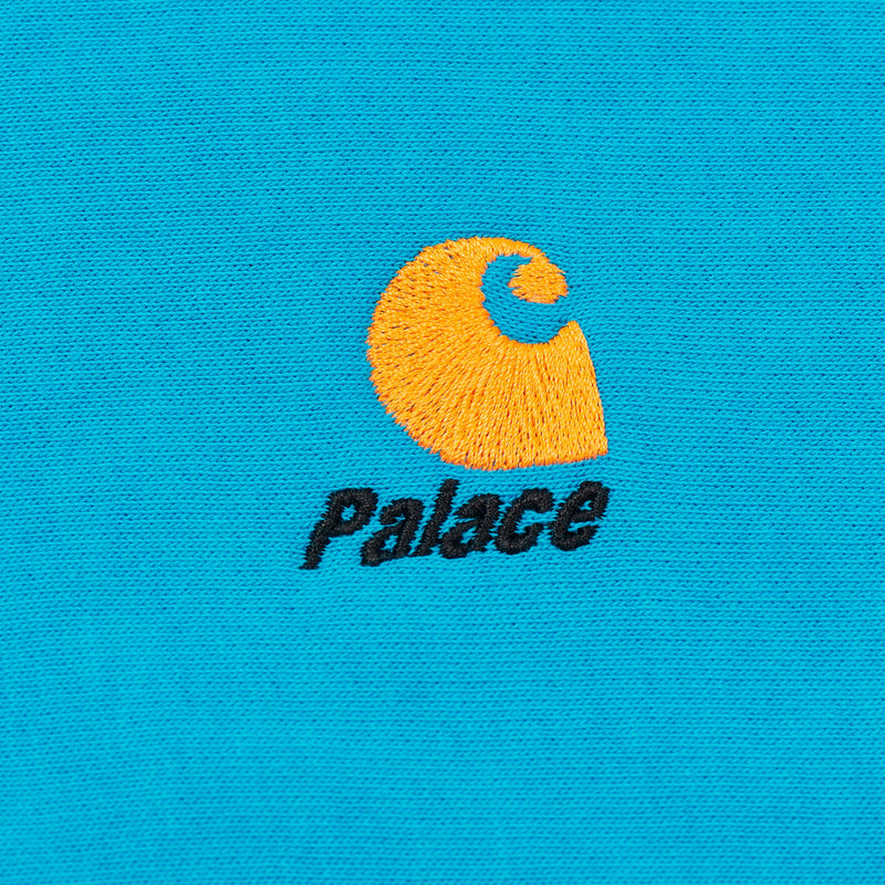 Palace x Carhartt WIP Hood Safety Blue