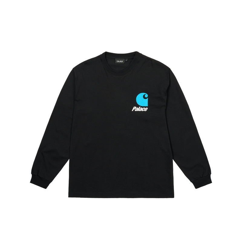 Palace x Carhartt WIP Logo Longsleeve Black
