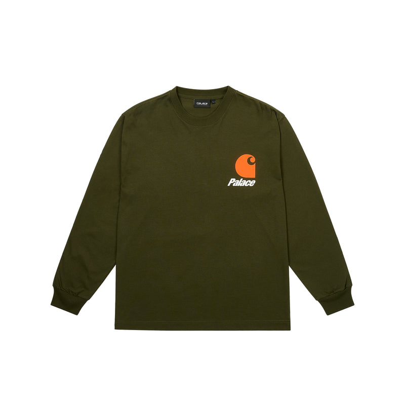 Palace x Carhartt WIP Logo Longsleeve Plant