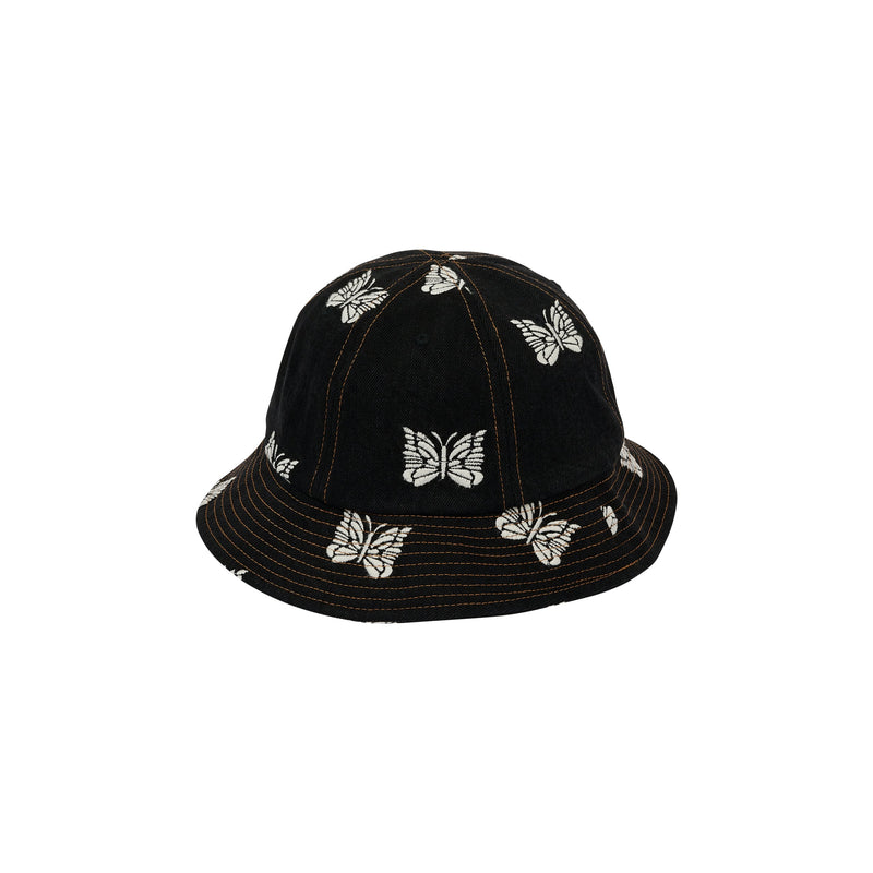 Palace x Needles Denim Bucket Hat Black