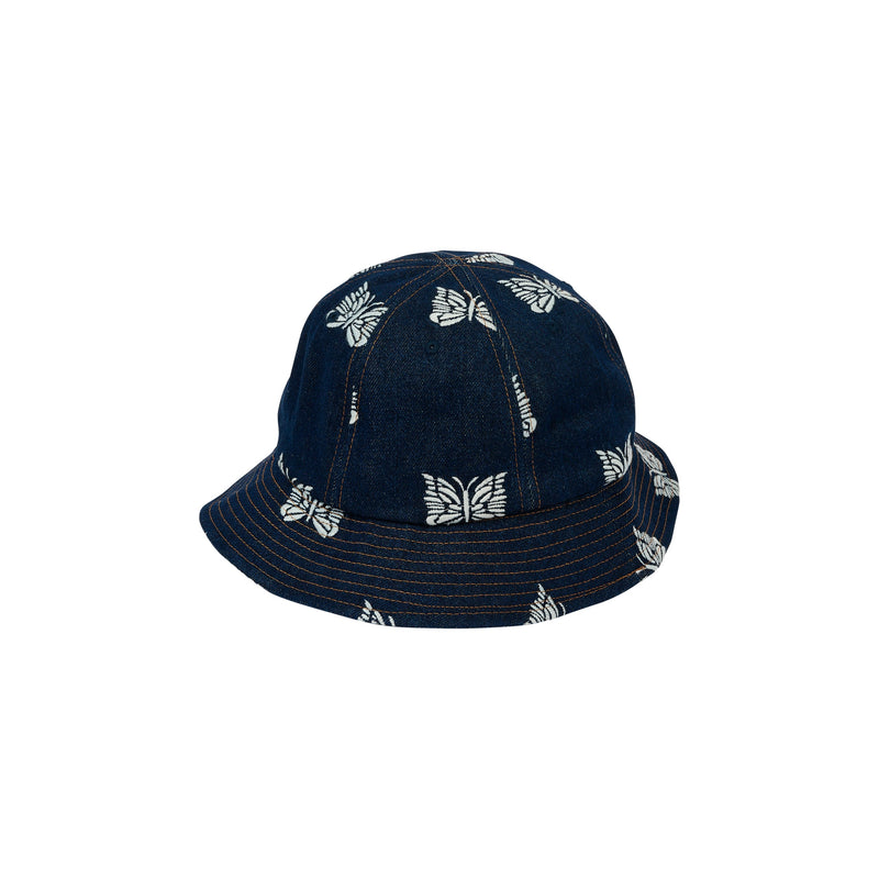 Palace x Needles Denim Bucket Hat Indigo