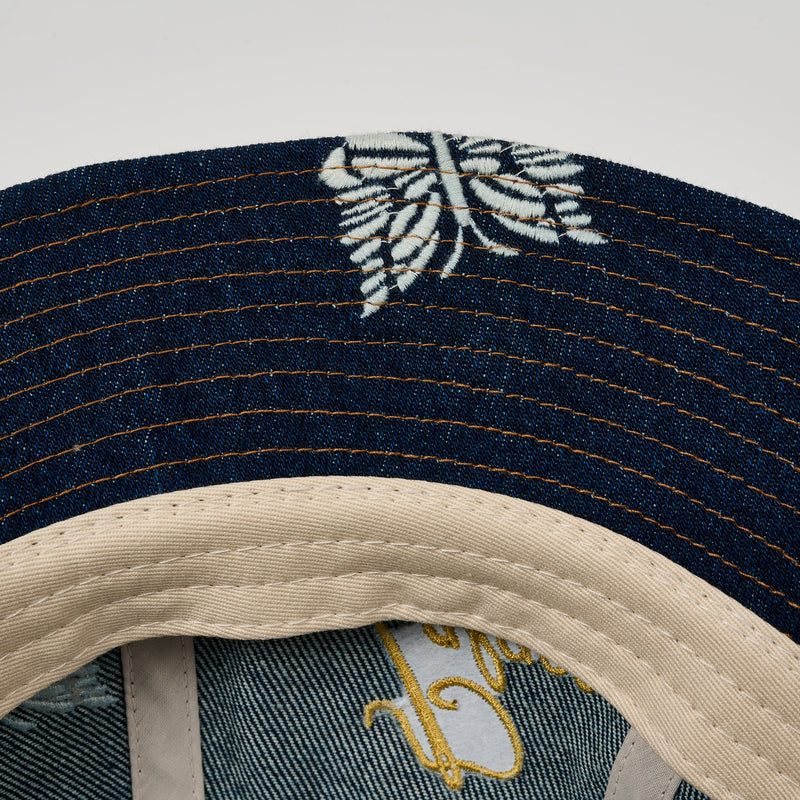 Palace x Needles Denim Bucket Hat Indigo