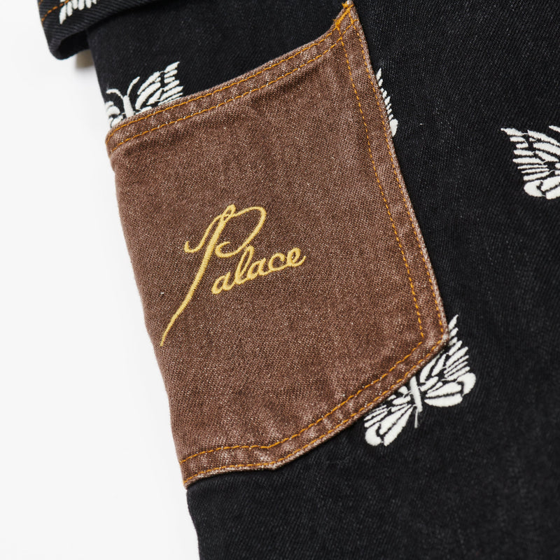 Palace x Needles Double Knee Pant Black