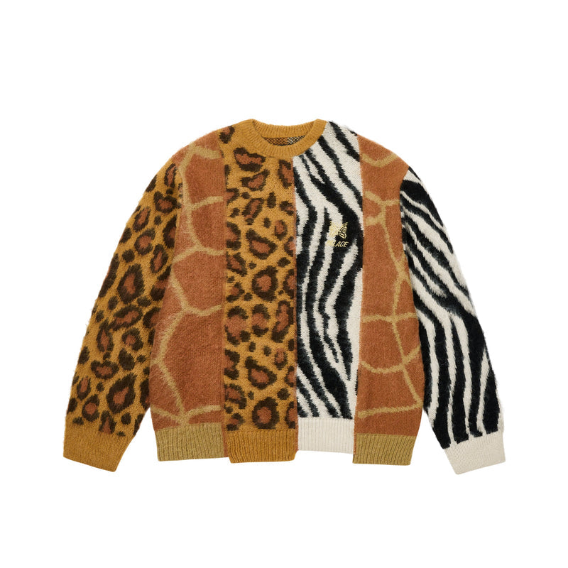 Palace x Needles Hairy Knit Multi Animal
