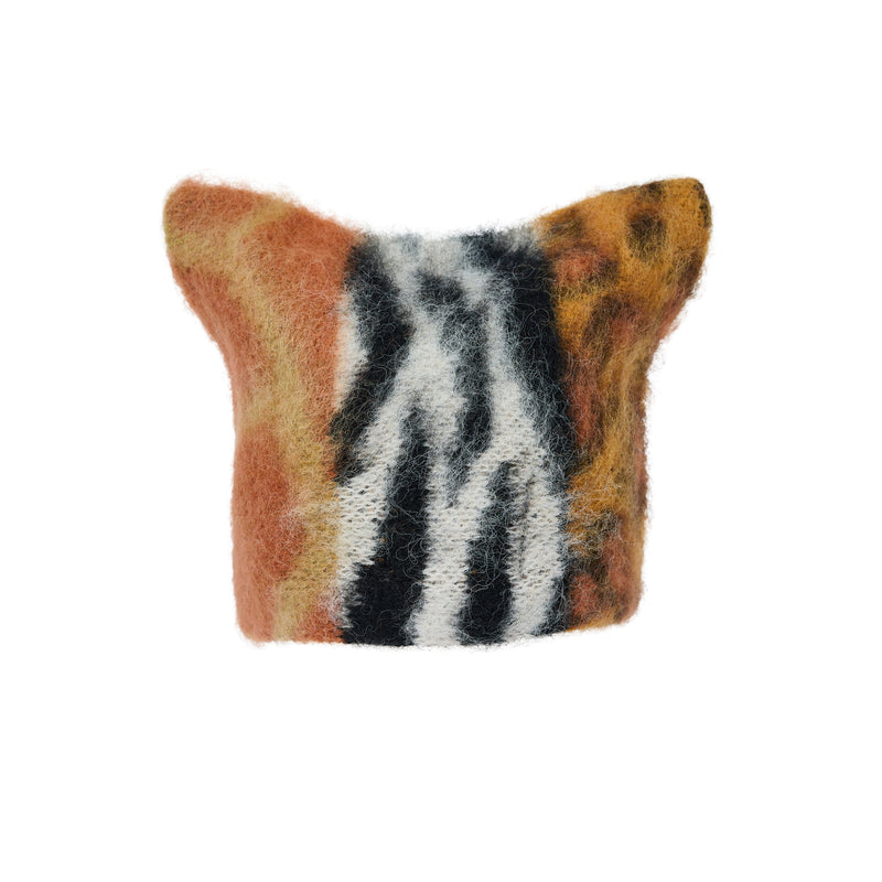 Palace x Needles Hairy Square Beanie Multi Animal