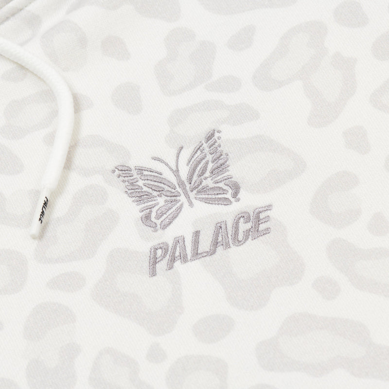 Palace x Needles Hood White