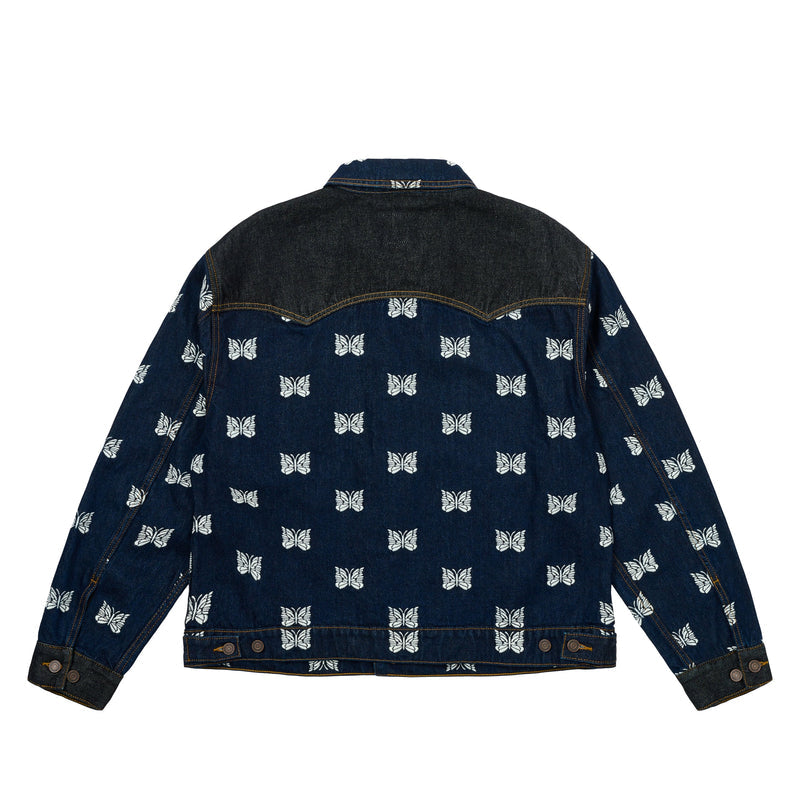 Palace x Needles Western Denim Jacket Indigo