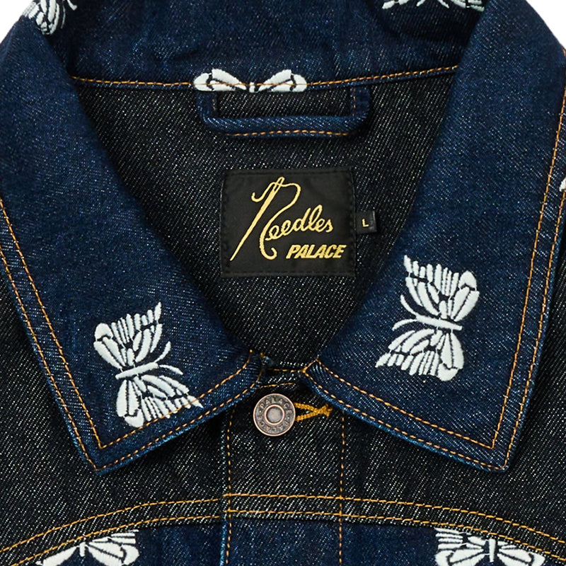 Palace x Needles Western Denim Jacket Indigo