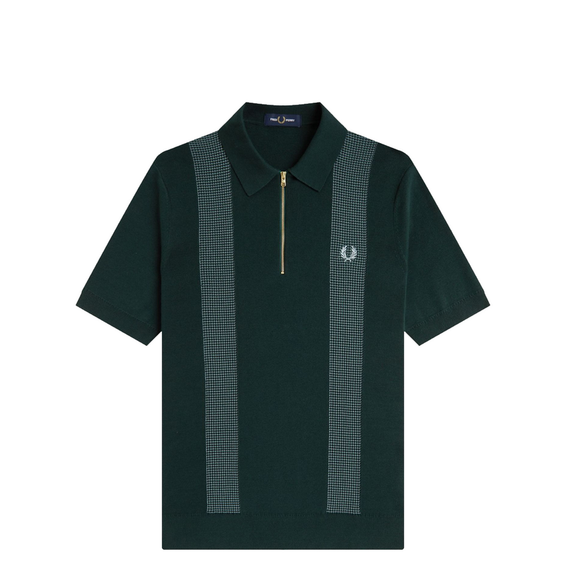 PANEL DETAILED KNITTED SHIRT