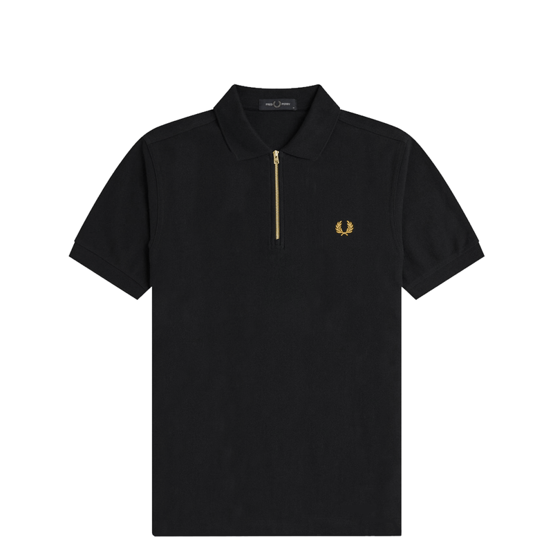 PIQUE STRIPE POLO SHIRT