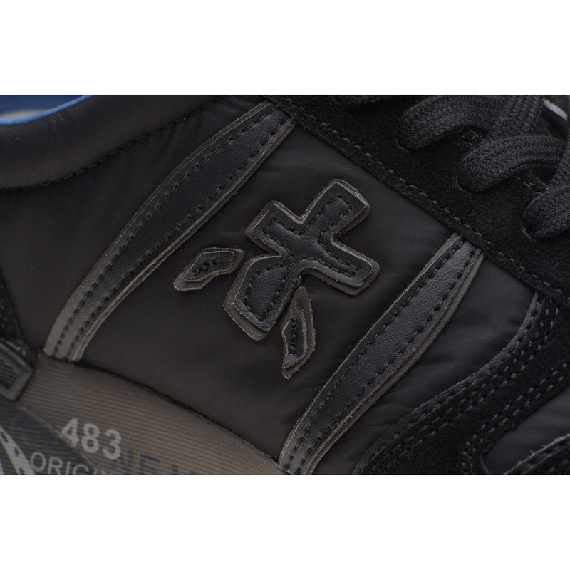 Product image for Premiata Lander mens rubber-soled trainers in black