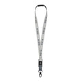 PREMIUM LANYARD PRINTED REVERSIBLE PARIS GREY/ BLACK