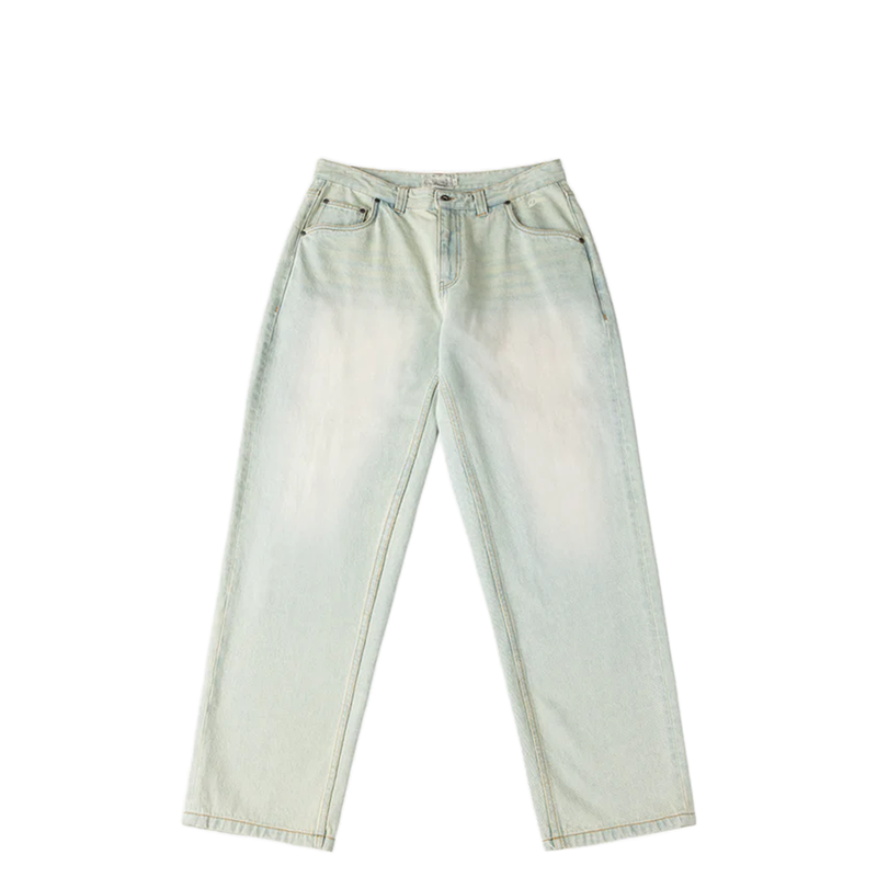 RELAXED DENIM PANTS BLEACHED SKY