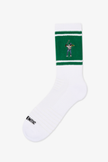 Retro Striped Calf Sock