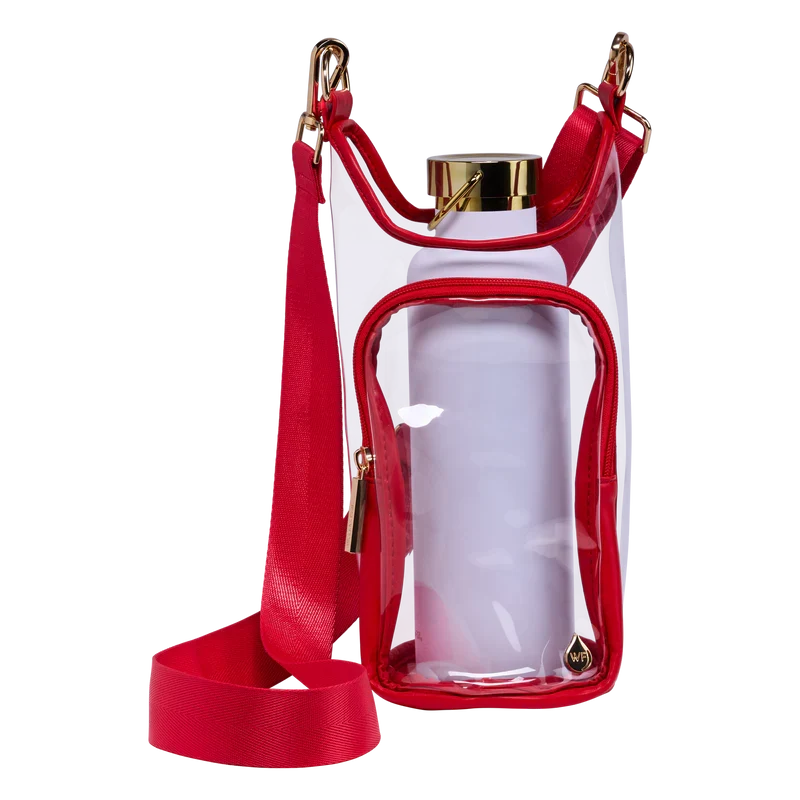 *SALE* WANDERFULL STADIUM BAG WITH POUCH - RED