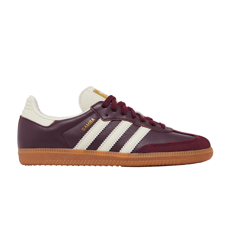 Samba OG Maroon Gold Metallic (Women's)
