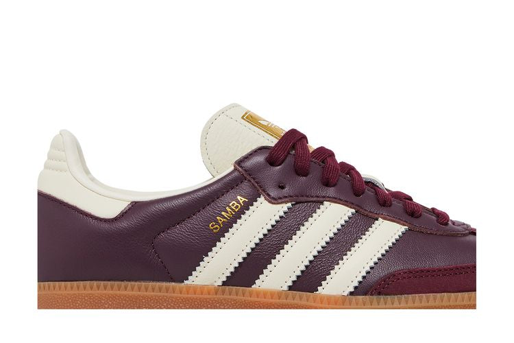 Samba OG Maroon Gold Metallic (Women's)