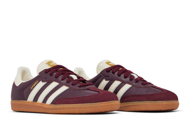 Samba OG Maroon Gold Metallic (Women's)
