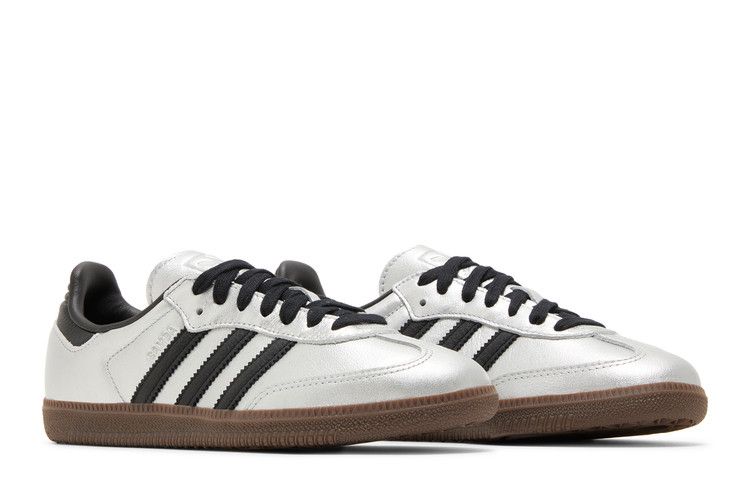 Samba OG Silver Metallic Black Gum (Women's)