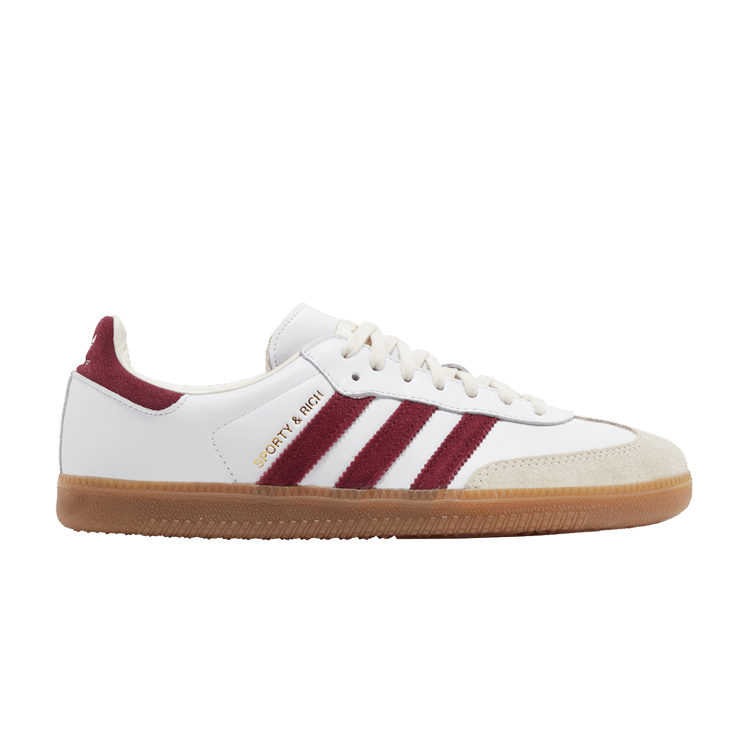 Samba Sporty & Rich White Collegiate Burgundy
