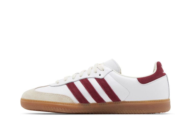 Samba Sporty & Rich White Collegiate Burgundy