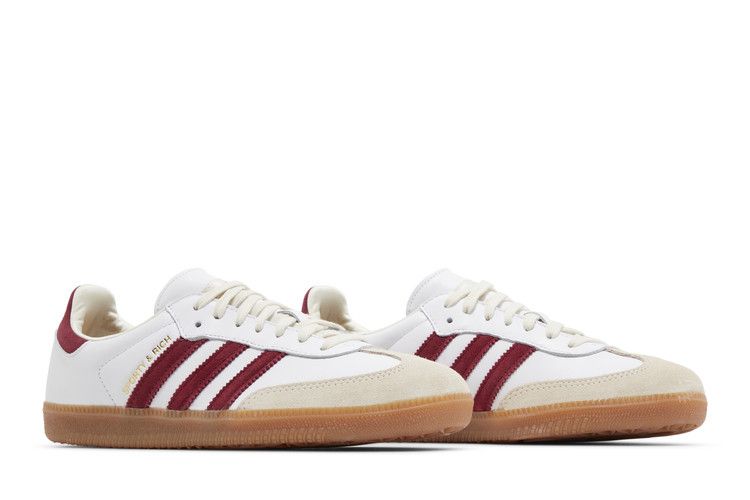 Samba Sporty & Rich White Collegiate Burgundy
