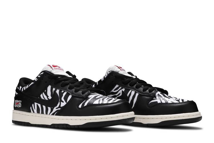 SB Dunk Low OG QS Quartersnacks Zebra