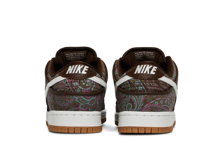 SB Dunk Low Pro Paisley Brown