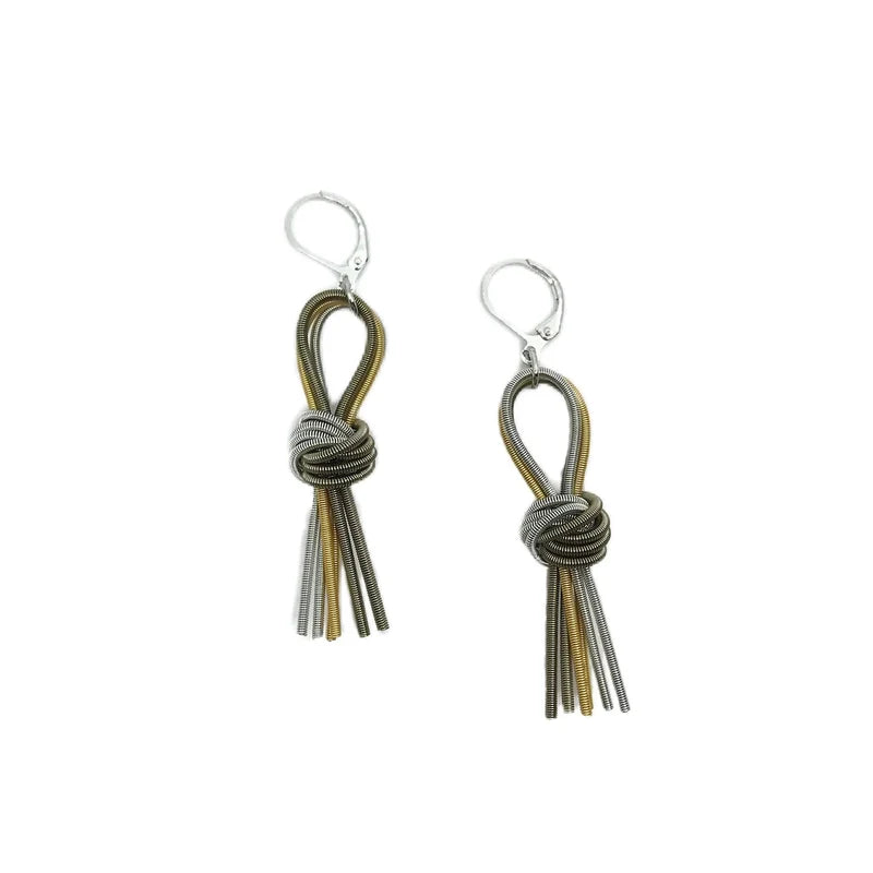 SEA LILY MULTI-METAL TASSEL EARRING