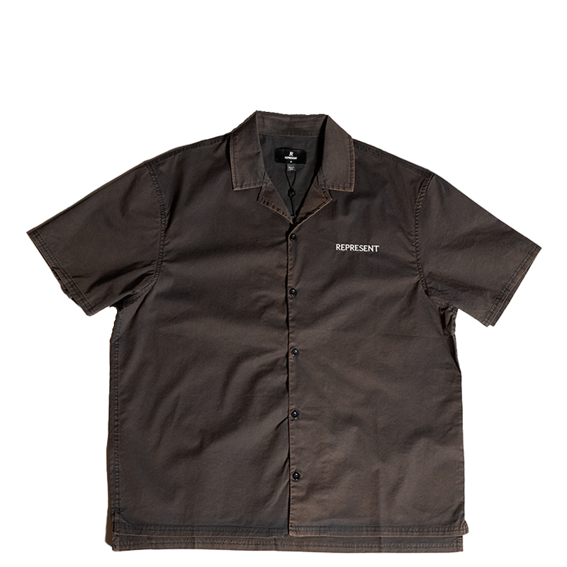 SERIF SHIRT BURNT BLACK