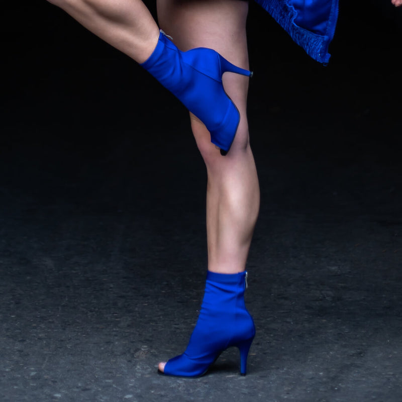 Shabina - Blue Lycra - Street Sole