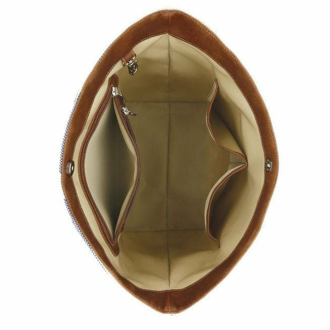 SAS Shoes Shelby Tan Navy / Auburn: Comfort Handbag