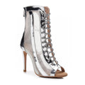 Sierra - Silver Vegan Leather - Street Sole