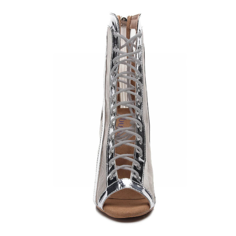 Sierra - Silver Vegan Leather - Street Sole