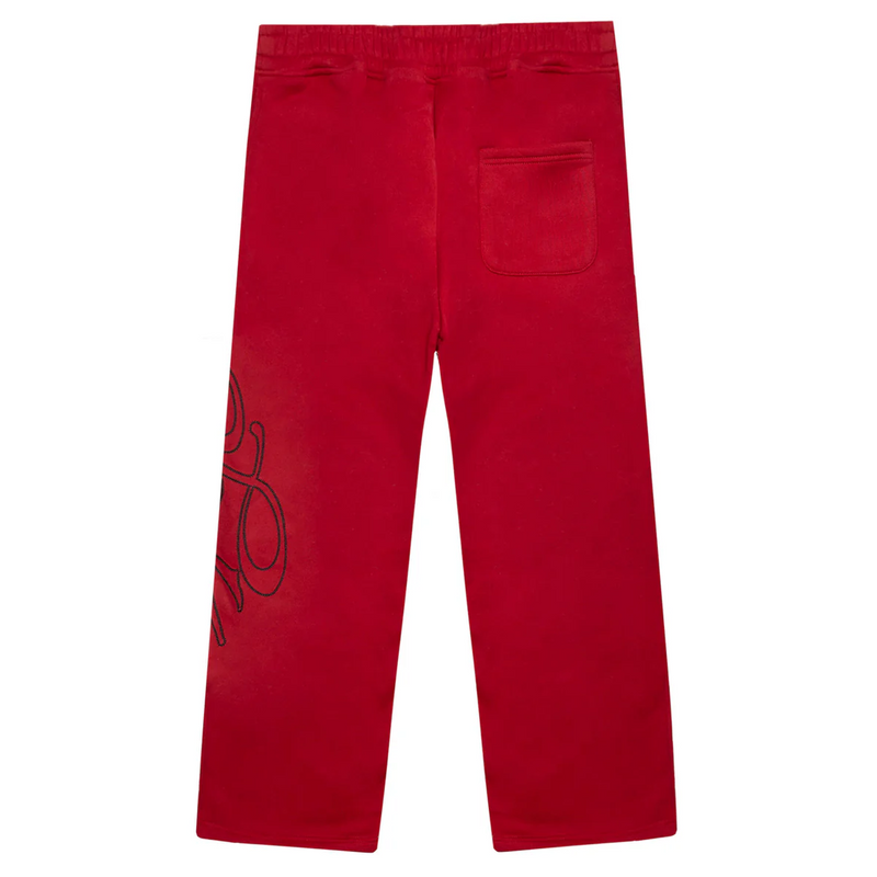 SIGNATURE WIDE PANT RED/ BLACK