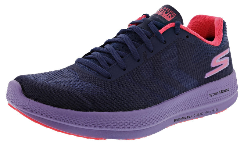 Skechers Women's Go Run Razor+ Lightweight Trainer Running Shoes